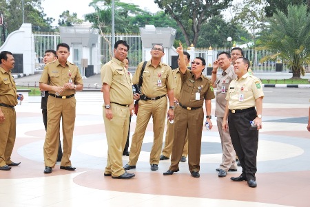 Sekdaprov Tinjau Lokasi Pelantikan Gubernur
