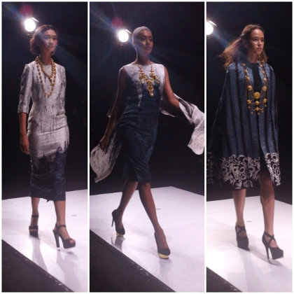 Hitam Putih Koleksi Alleira yang Minim Motif Batik