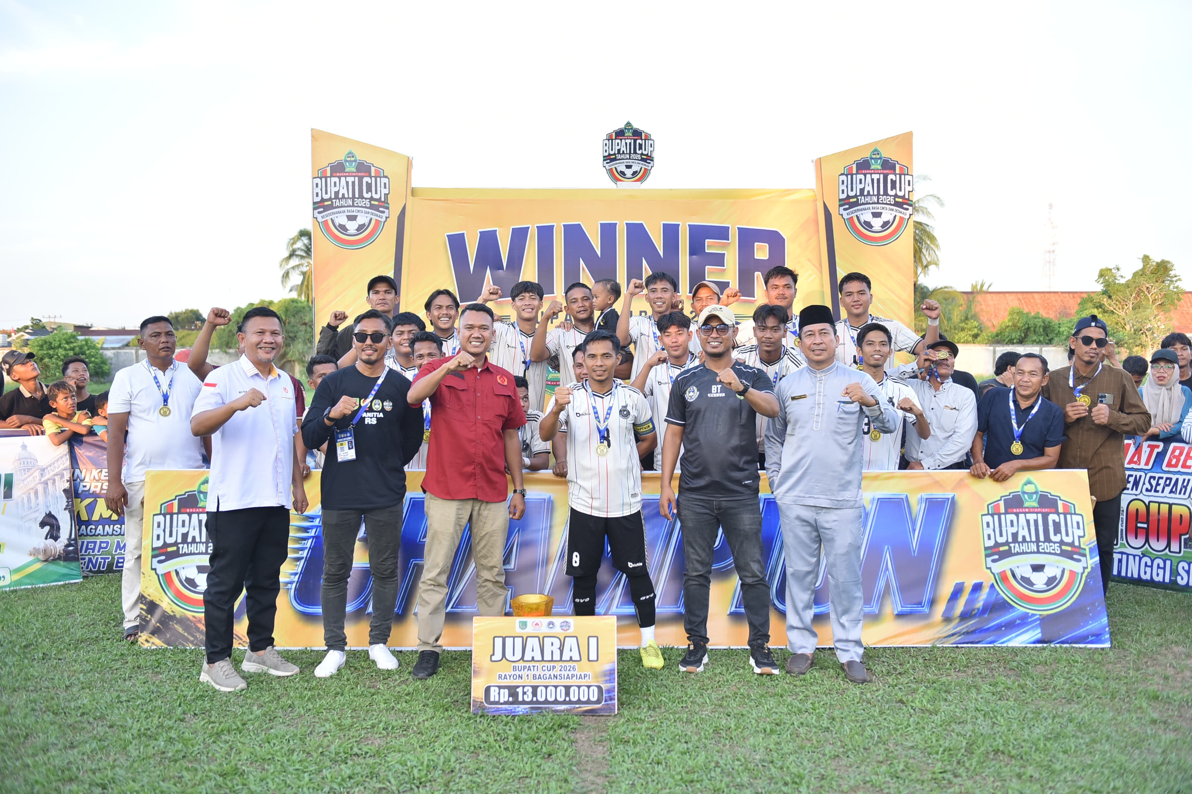 Bupati Rohil Cup Rayon I : Ajang Silaturahmi dan Lahirkan Bibit Sepak Bola Potensial