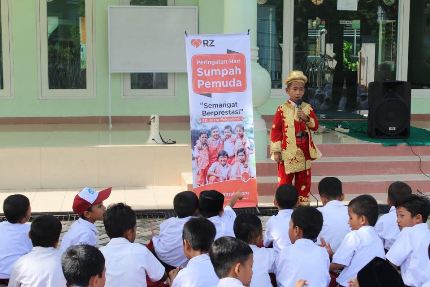 Serunya Peringatan Sumpah Pemuda di SD Juara Pekanbaru