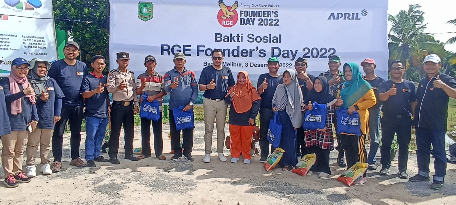 RAPP Gelar Bakti Sosial Di Desa Bagan Melibur