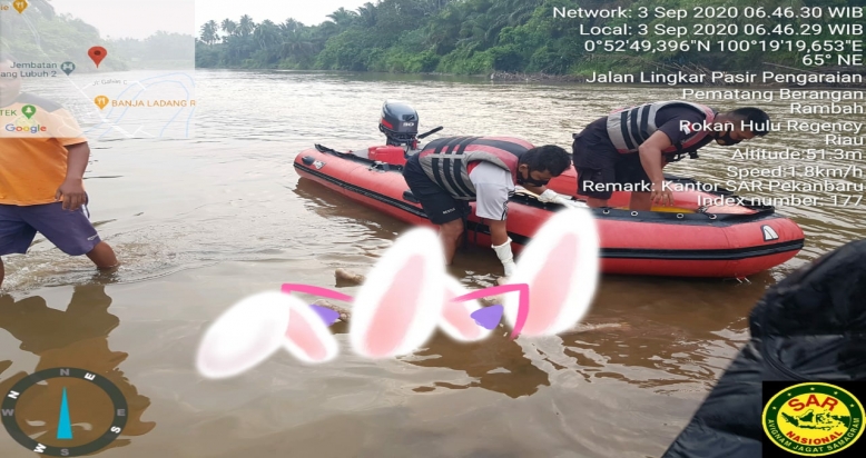 Mayat Bocah yang Tenggelam Hari Minggu Kemaren Ditemukan