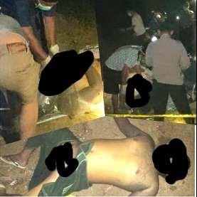 Penemuan Mayat M Lumbangaol Dipekarangan Rumah Sendiri
