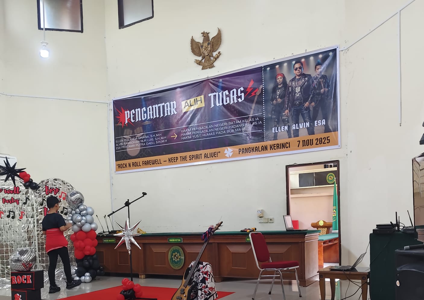 Pisah Sambut Hakim PN Pelalawan Berlangsung Khidmat, Tiga Hakim Mutasi dan Satu Hakim Baru Bergabung