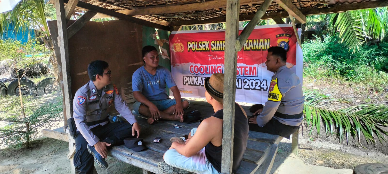 Polsek Simpang Kanan Ajak Masyarakat Jaga Kamtibmas