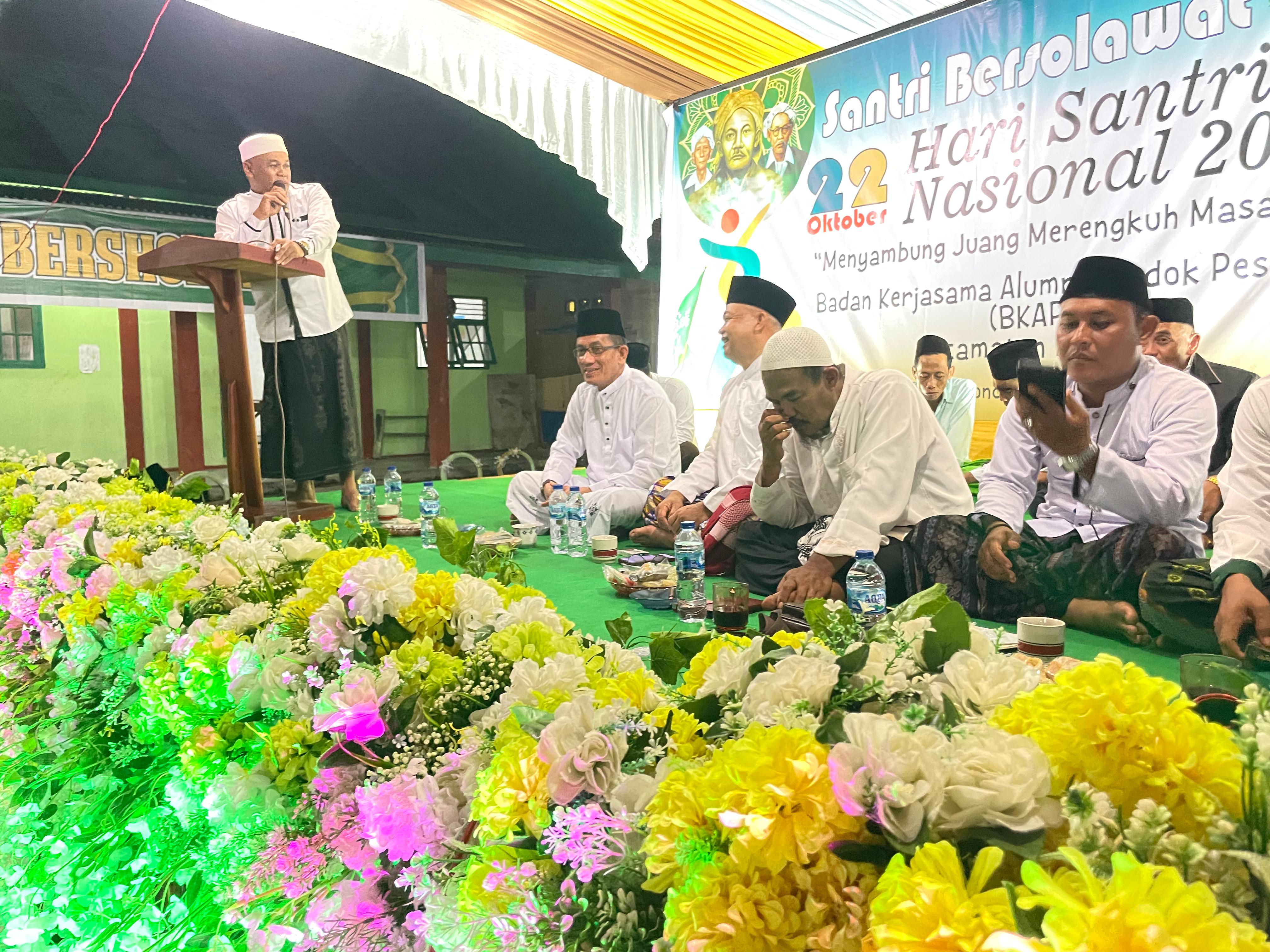 Cawabup H Fauzi Hasan Hadiri Hari Santri di Kecamatan Rangsang