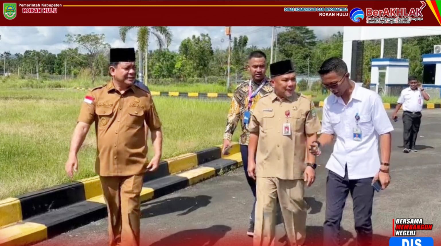 Wabup Rohul Tinjau Kesiapan Bandara Tuanku Tambusai