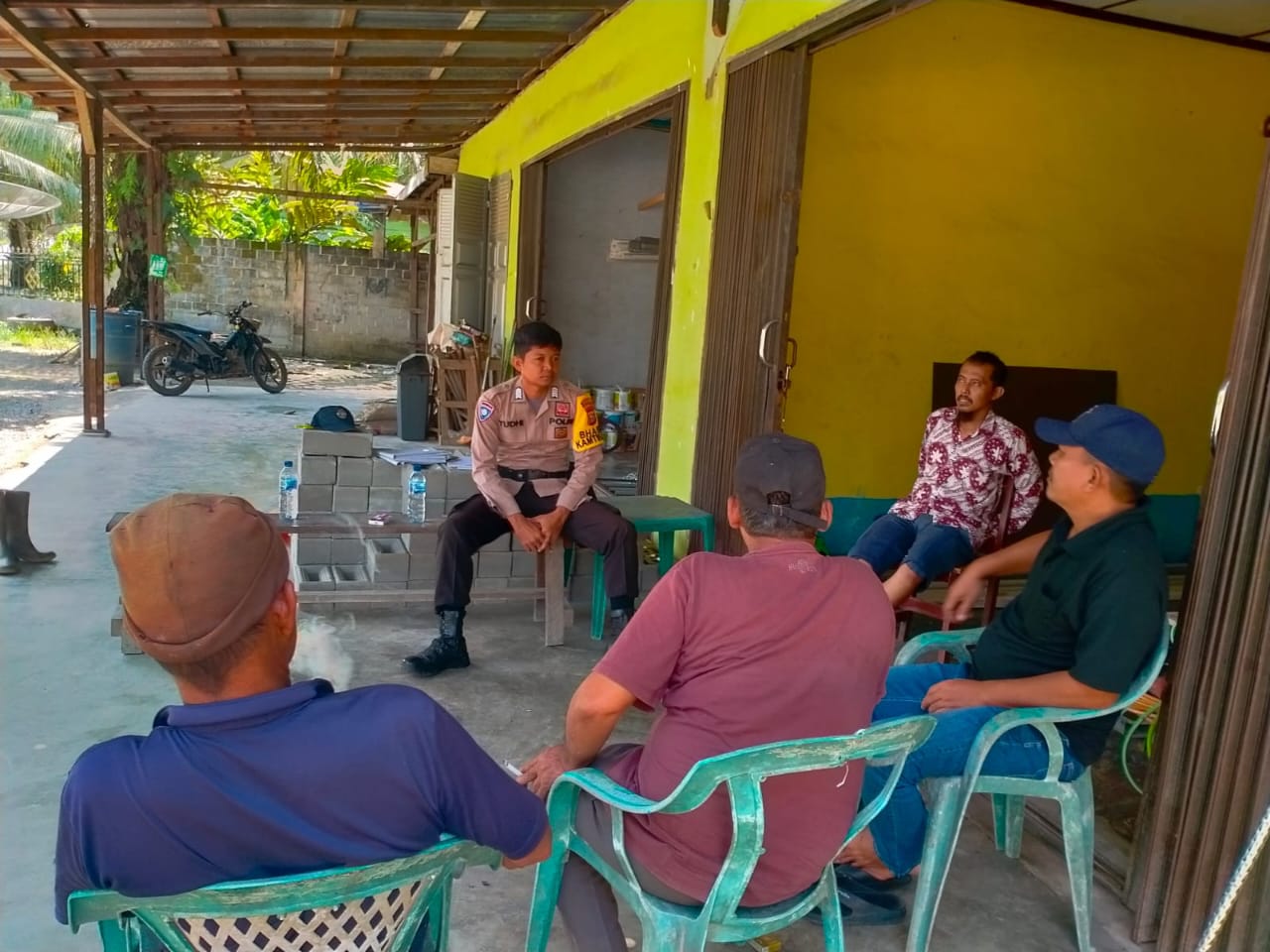 Bhabinkamtibmas Bagan Nibung Cooling System Masyarakat Pematang Lada
