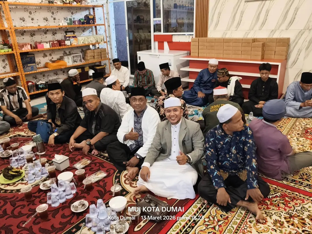 Kokohkan Konsolidasi, MUI Kota Dumai Gelar Ifthor Jama’i di Cafe Rahmat Asnur