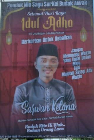 Pileg 2024 Kota Pekanbaru di Ikuti Pengusaha Mie Sagu Budak Awak