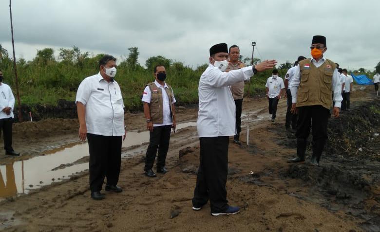 Pastikan Kesiapan, Bupati Inhil Inspeksi TPU Khusus Pasien Covid-19