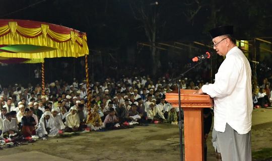 Ribuan Masyarakat  Guntung Hadiri Harla dan Haul Syekh Abdul Qadir Al-Jailani 