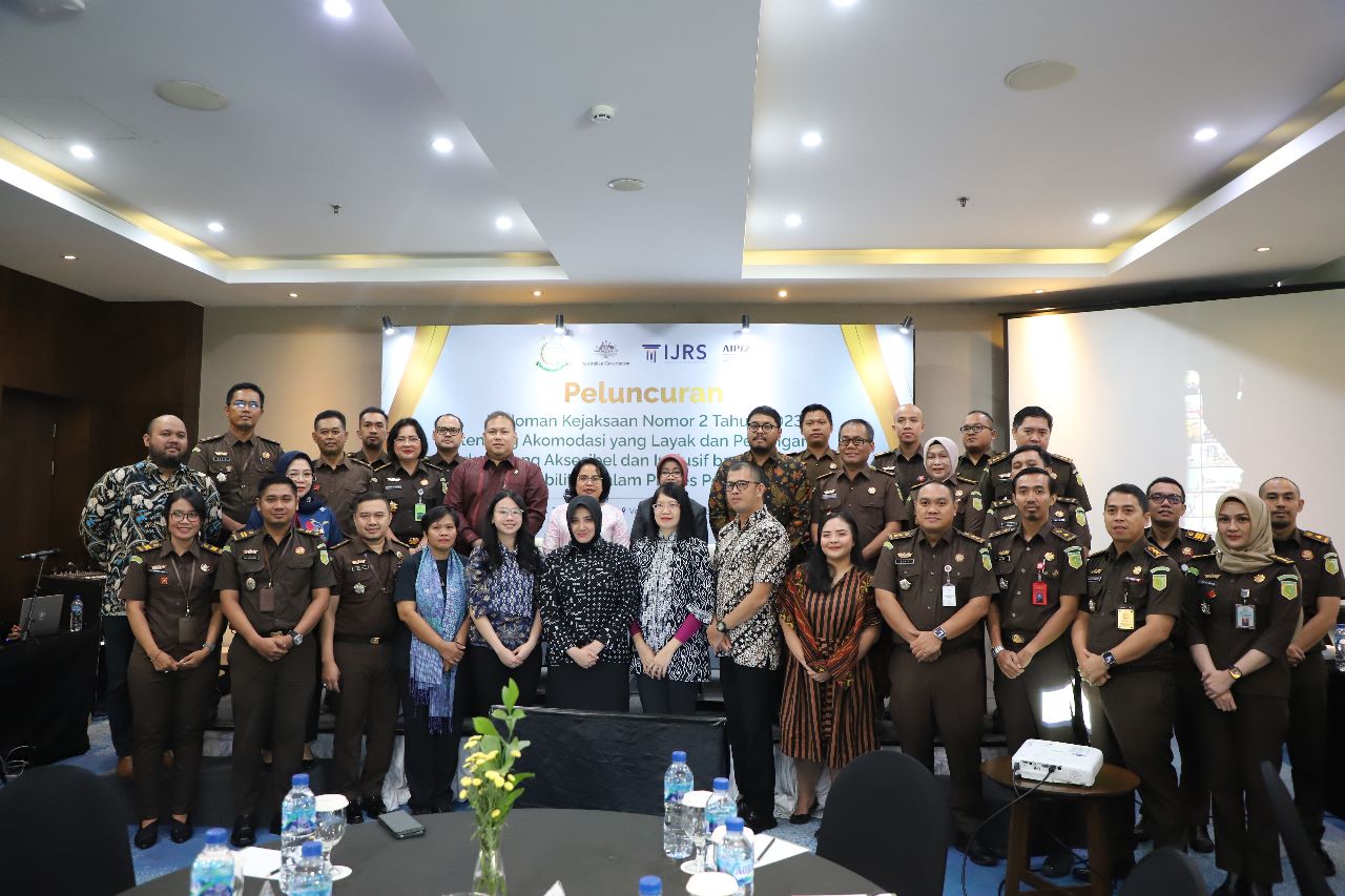 Kejagung Luncurkan Pedoman Nomor 2 Tahun 2023,  Akomodasi Penanganan Perkara Pidana yang Layak  Bagi Penyandang Disabilitas