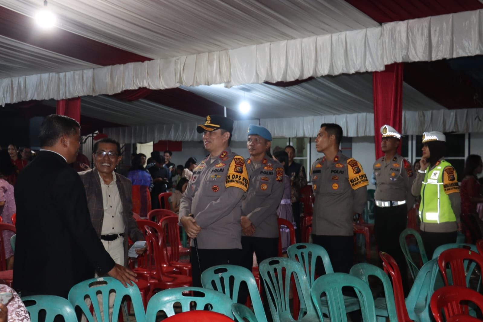 Kapolres Pelalawan Pastikan Keamanan Ibadah Misa Natal 2024 Berjalan Lancar