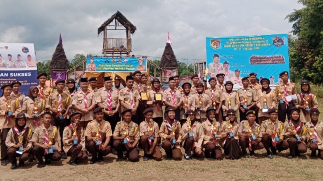 Pramuka Penegak dan Pandega Se Kabupaten Rokan Hulu Ikuti Kemah Pengembaraan ke IX 2024
