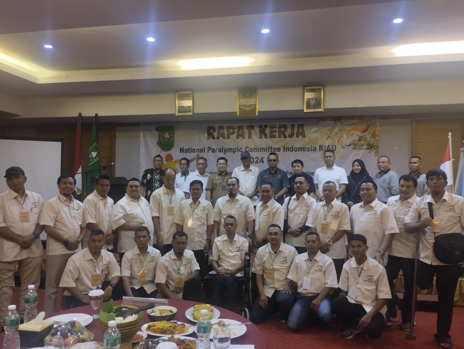 Rapat Kerja National Paralympic Committee Indonesia Riau 2024 Resmi Dibuka