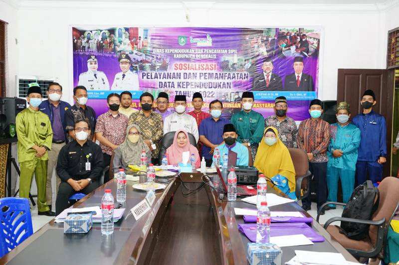 Disdukcapil Bengkalis Gelar Sosialisasi Pemanfaatan Data Kependudukan
