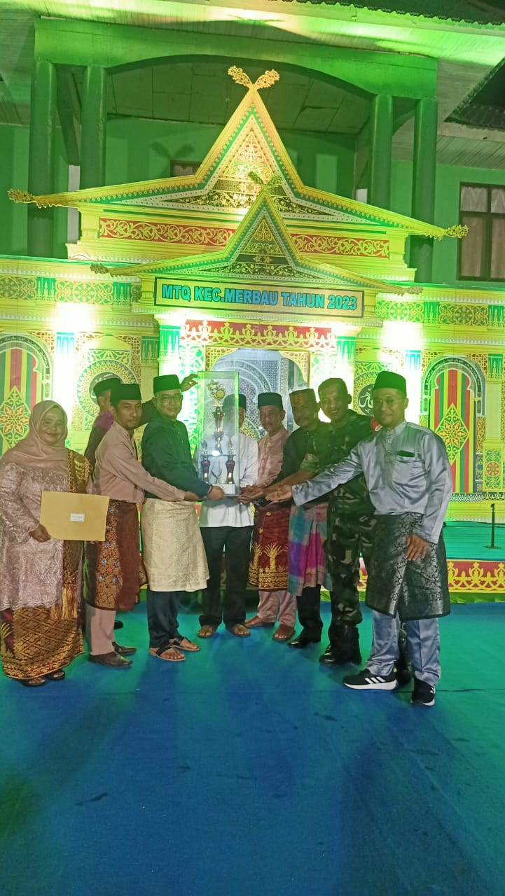 Camat Merbau Tutup MTQ Ke 14, Kelurahan Teluk Belitung Raih Juara Umum