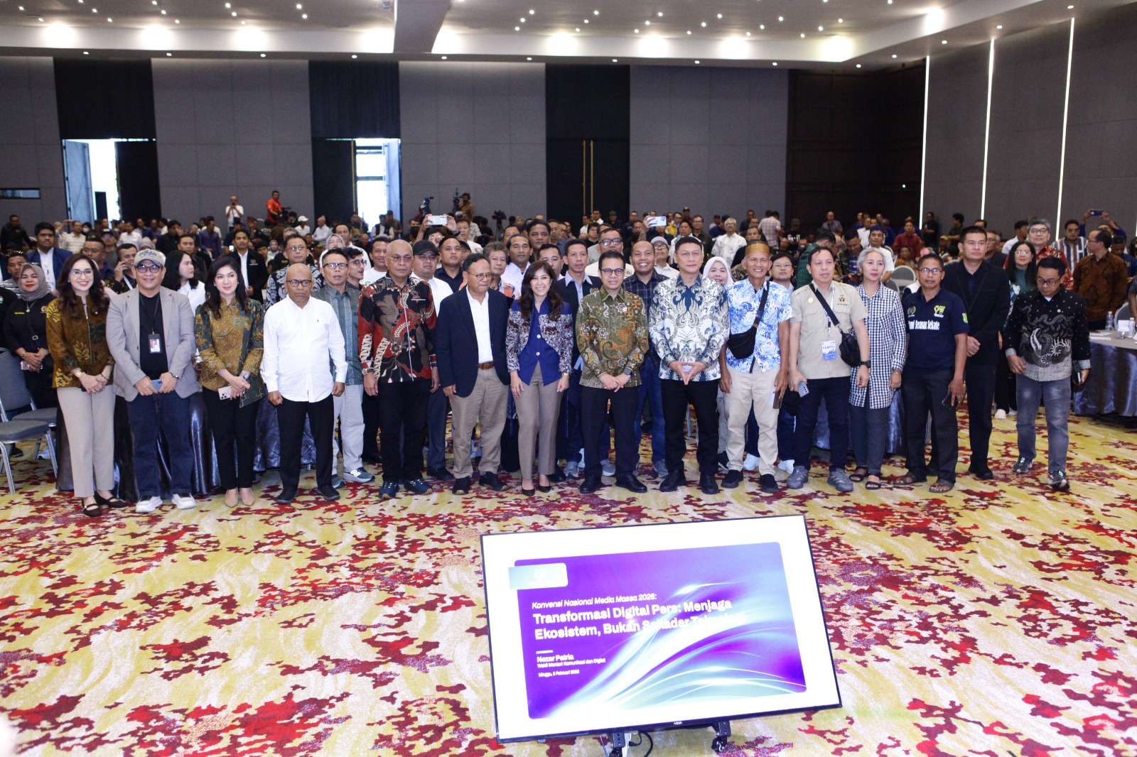 Menkomdigi Buka Konvensi Nasional Media Massa HPN 2026, Soroti Etika Pers di Era AI