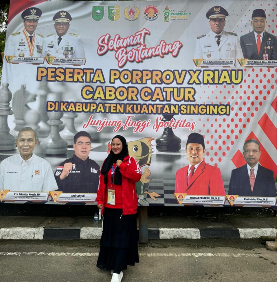 Cabor Catur Kabupaten Pelalawan Raih Medali Emas
