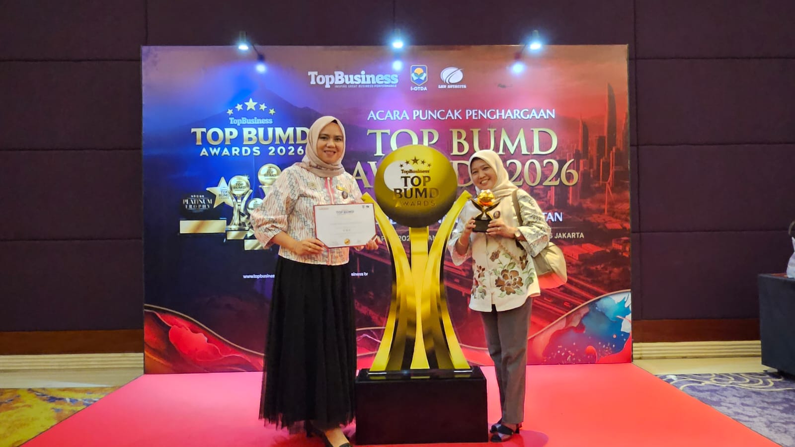 ‎Perkuat Tata Kelola, PT BPR Gemilang (Perseroda) Raih Penghargaan TOP BUMD Awards 2026 di Jakarta