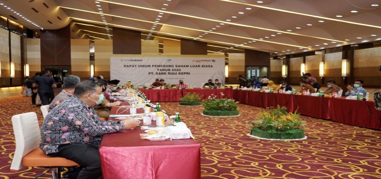 RUPS Bank Riau Kepri TH 2020, Pemkab Inhil di Wakili Asisten II