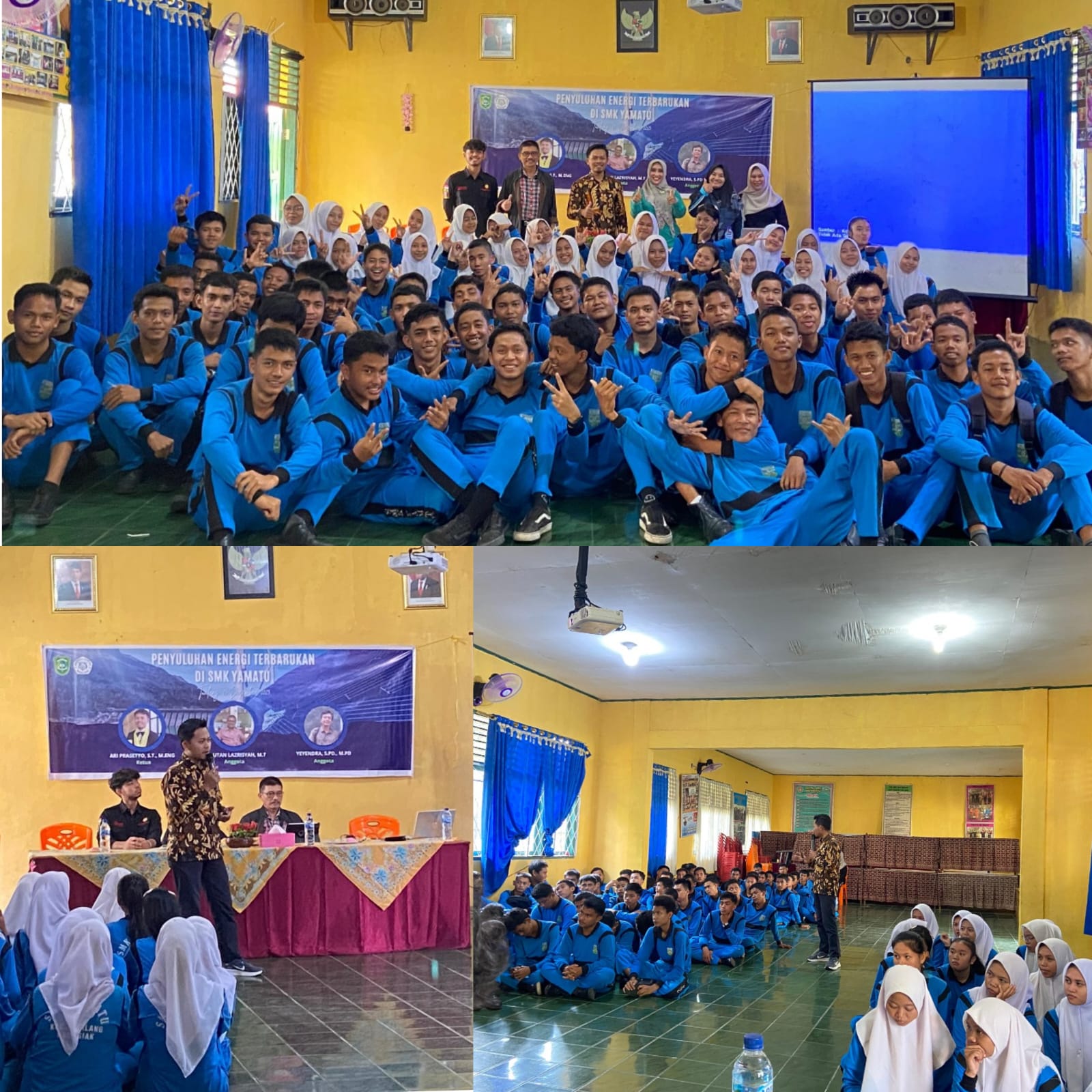 Dosen UIR Sosialisasikan Energi Terbarukan Sebagai Energi Alternatif di SMK YAMATU