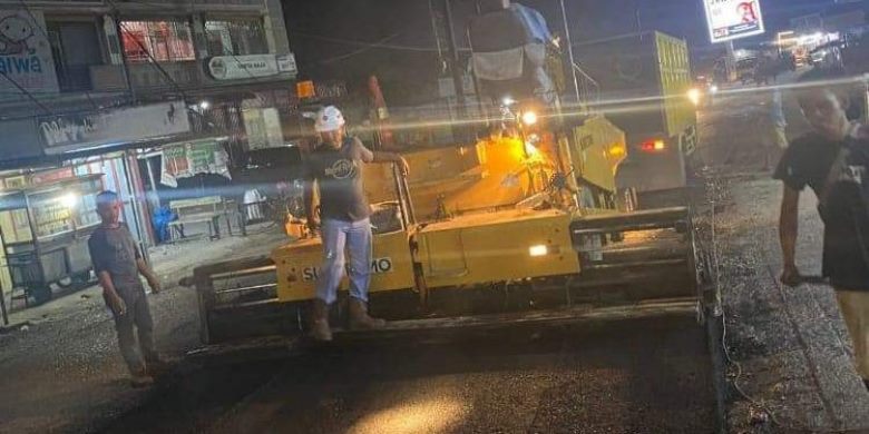 Bupati Kasmarni Berikan Instruksi Perbaikan Jalan Mawar Mandau Dinas PUPR Bengkalis Langsung Beraksi