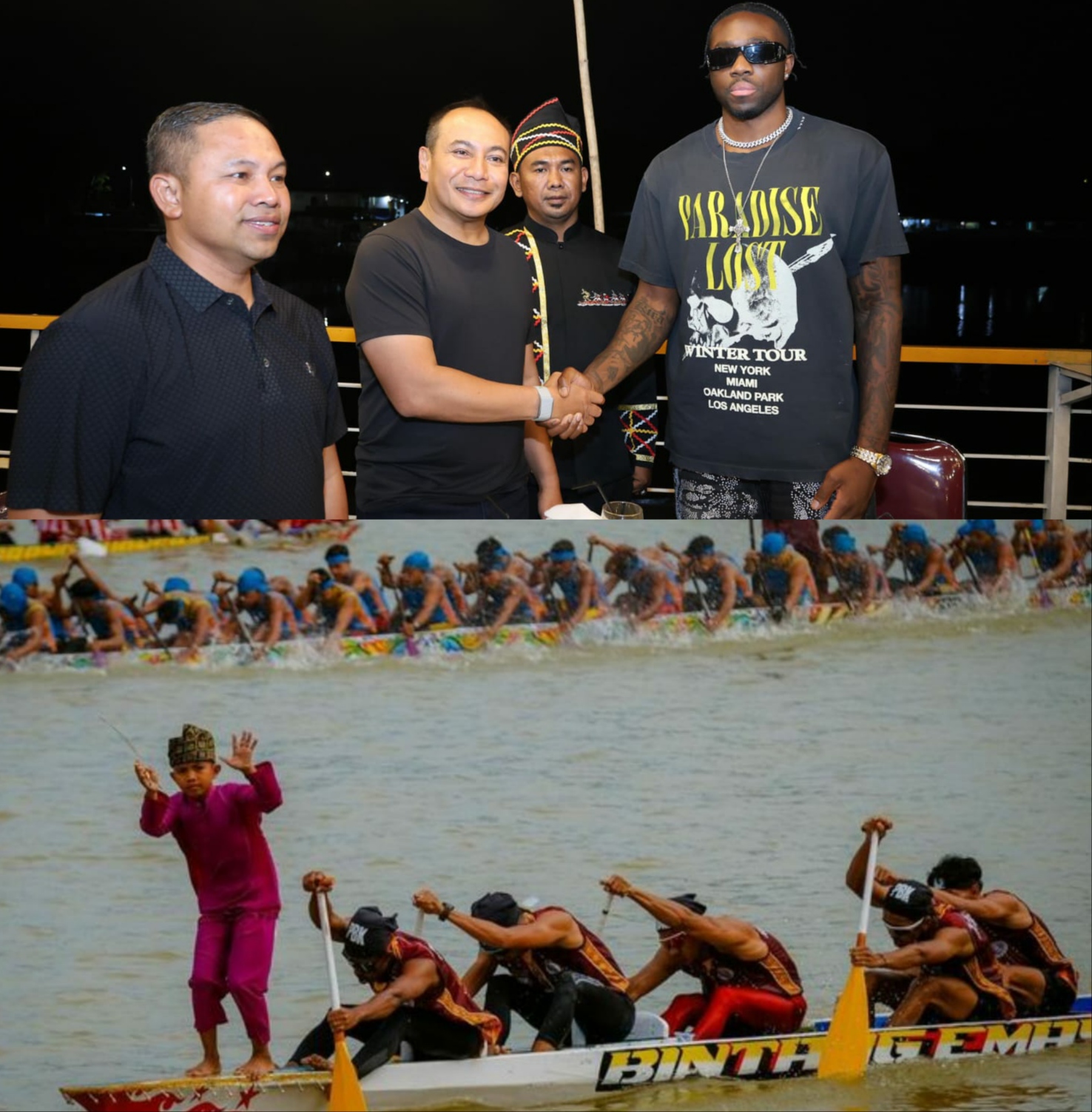 Kapolda Riau dan Gubernur Sambut Hangat Rapper AS Melly Mike, Siap Meriahkan Pacu Jalur Kuansing