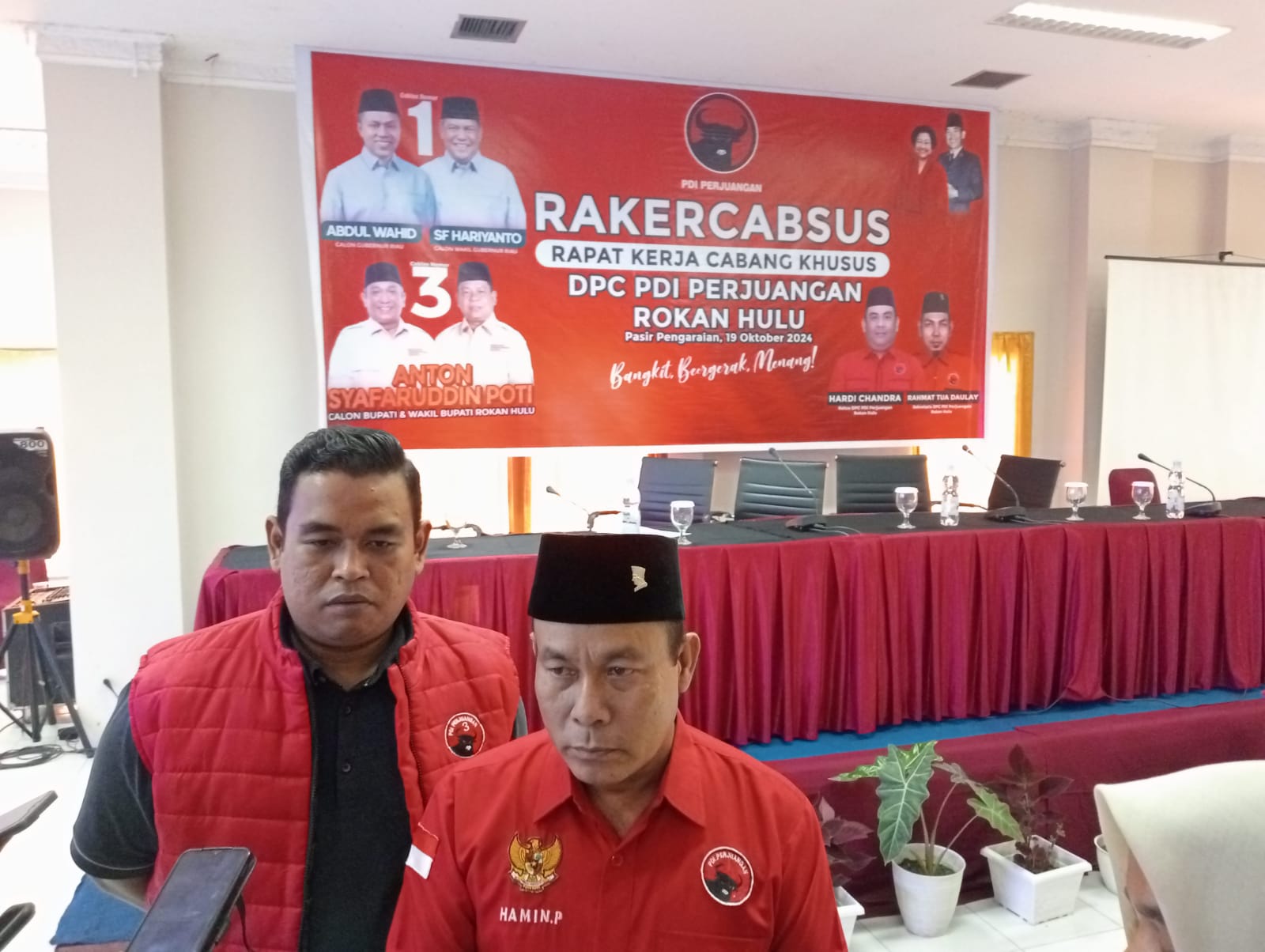 Jelang Pilkada DPC PDIP Rohul Gelar Rakercabsus,diikuti Seluruh Pengurus