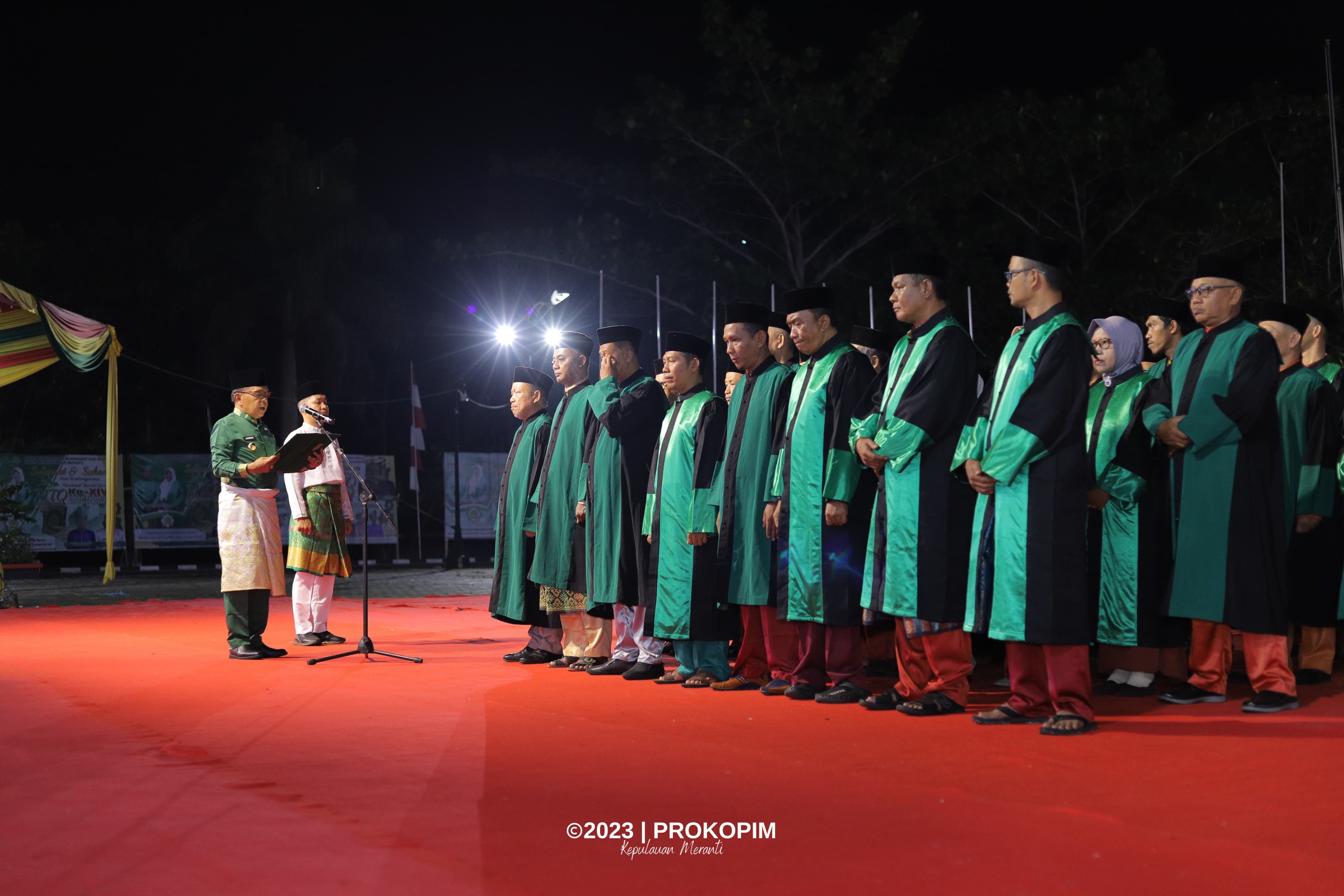 Plt Bupati Asmar Ikuti Malam Taaruf & Pelantikan Dewan Hakim MTQ