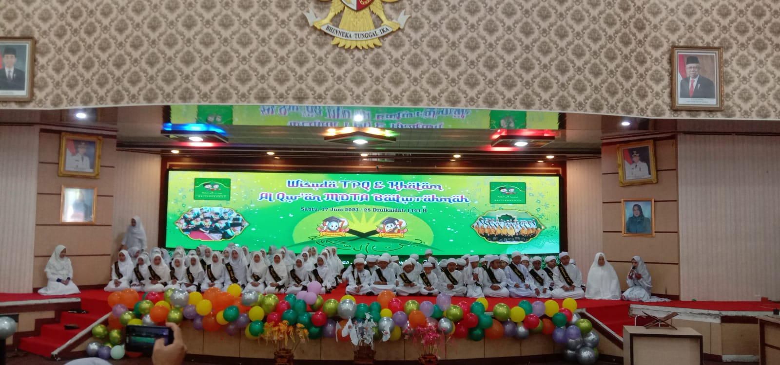 Yayasan Baiturrahmah Rohil Adakan Wisuda Dan Khatam Qur'an