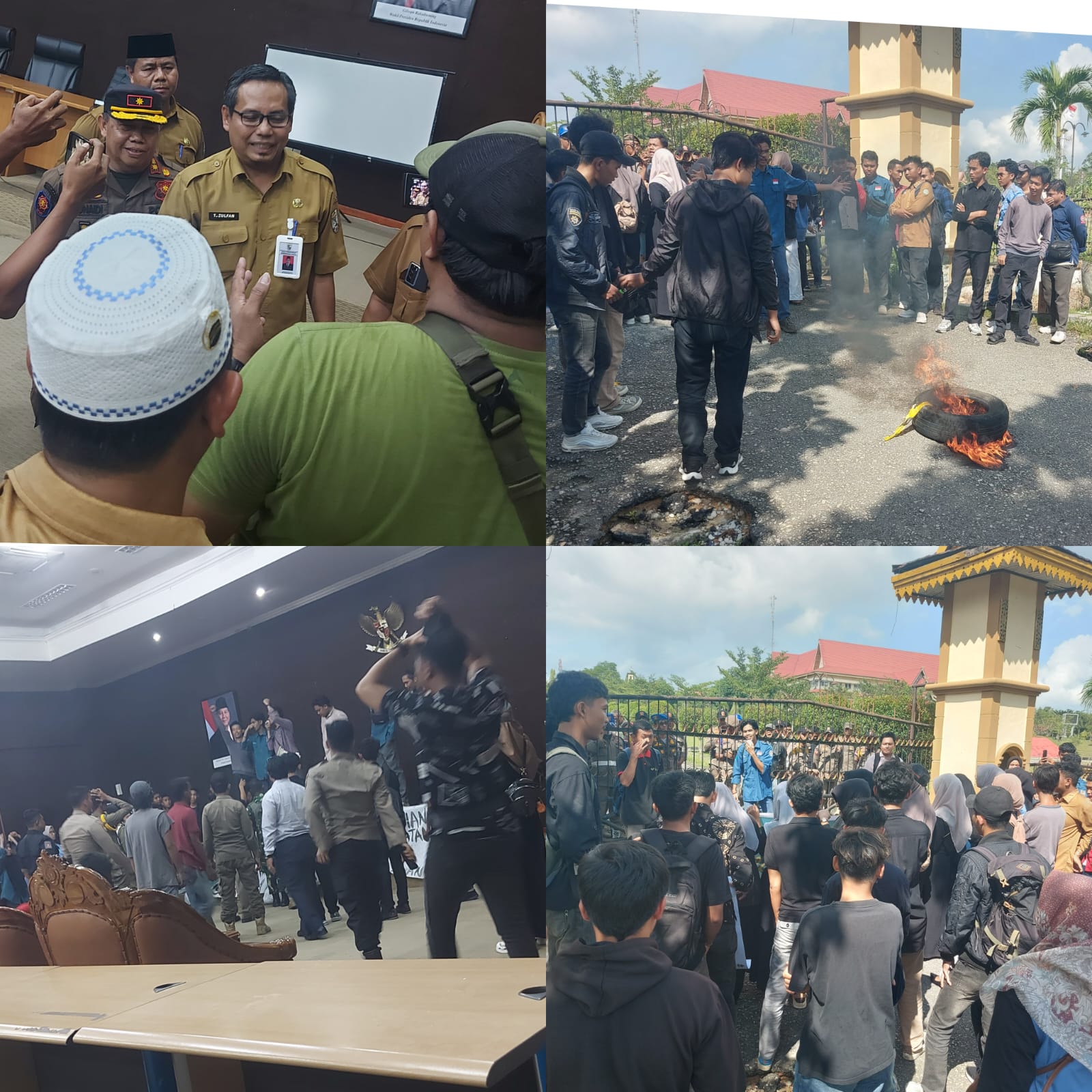 Mahasiswa Pelalawan Tuntut Janji Beasiswa yang Belum Cair