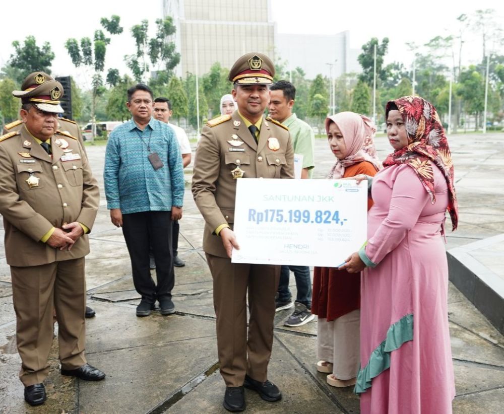 4 Ahli Waris di Riau Terima Santunan dari BPJS Ketenagakerjaan