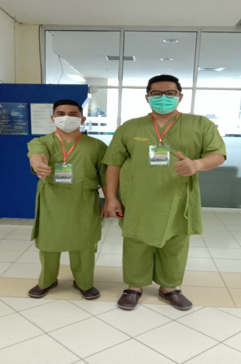 Bapaslon Ridi-Habibi Selesai Jalani Tes Kesehatan