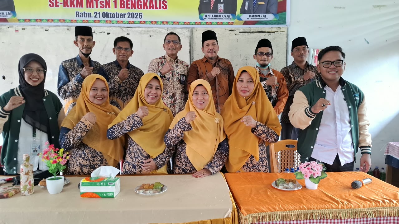 Membanggakan! Dua Guru MTs YPPI Bengkalis Jadi Narasumber Sosialisasi Gemini AI Kemenag Bengkalis