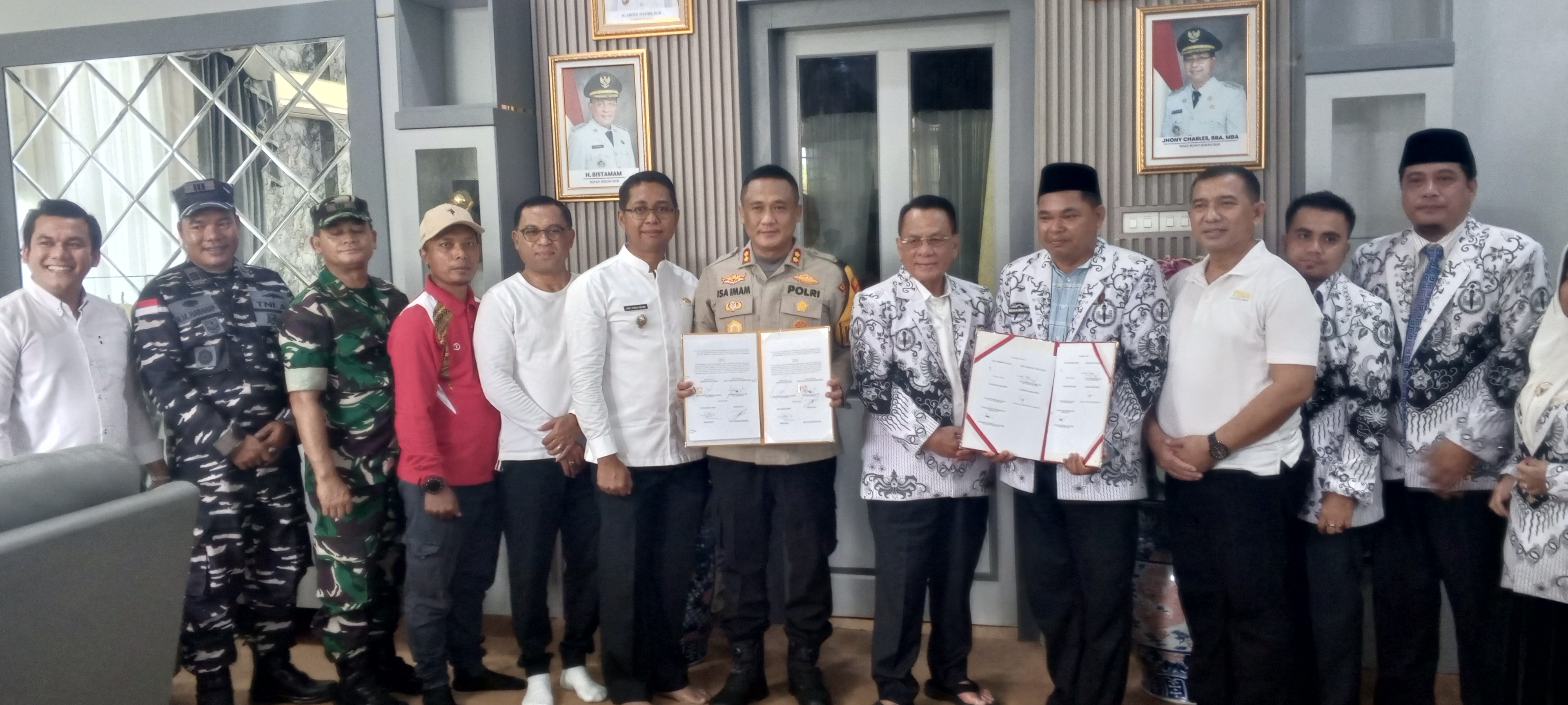 Perlindungan Profesi Guru, PGRI Adakan Mou Bersama Polres Rohil