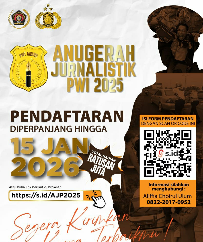 Peserta Membludak, PWI Perpanjang Batas Pengumpulan Karya AJP Award 2025