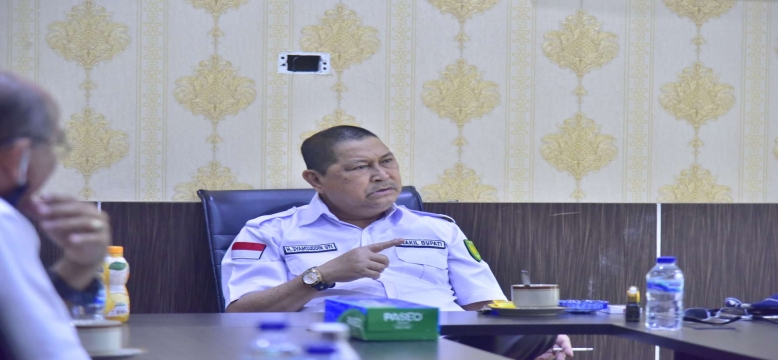 Wabup Inhil H.Syamsuddin Uti, Terima Kunjungan Koperasi Harmony Berkah Mandiri.