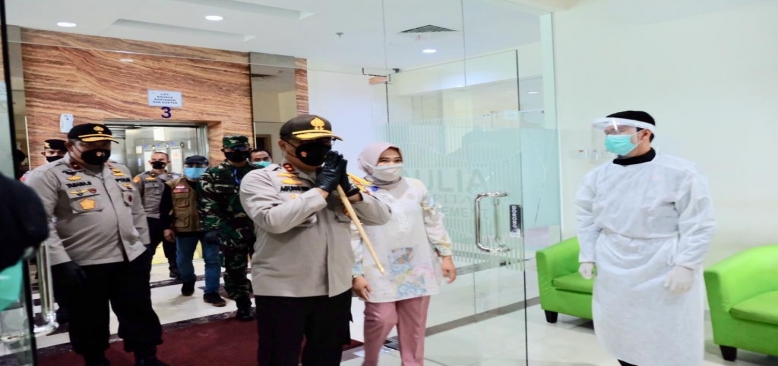 Kapolda Riau Turun Tangan Periksa Penanganan Pasien Covid-19