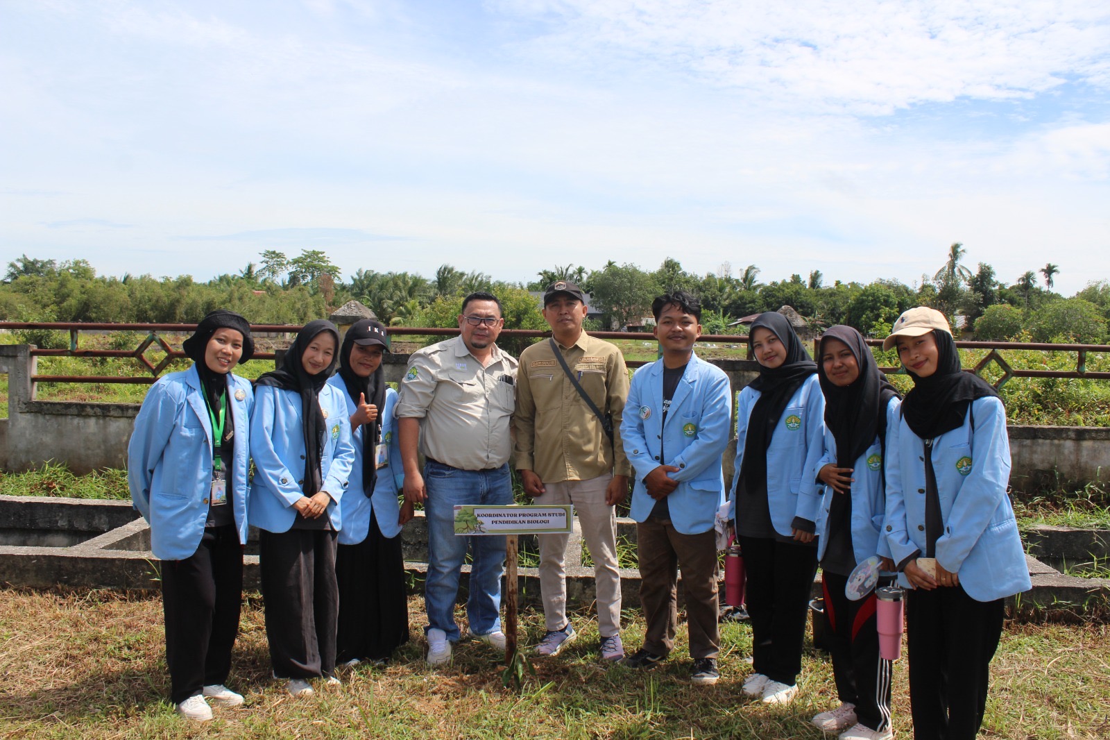Mahasiswa Pendidikan Biologi UNRI Siapkan Aksi Rehabilitasi Sungai Kampar di Desa Tanjung Kampar Hulu