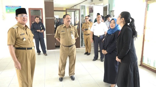Bupati Inhil Kunjungi Kantor Pengadilan Negeri Tembilahan