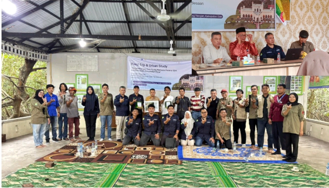 Praktikum Lapangan  Mahasiswa  PWD UNRI Dorong Pemahaman Perencanaan Wilayah Berbasis Desa