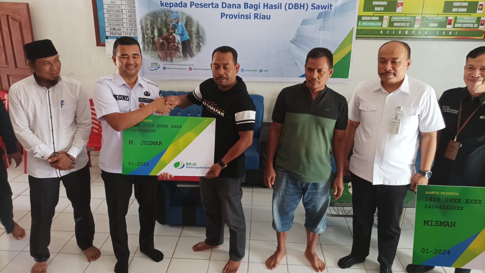 Disnakertrans Riau Bersama Jamsostek Sosialisasi Perlindungan Jamsostek Penggunaan DBH Sawit