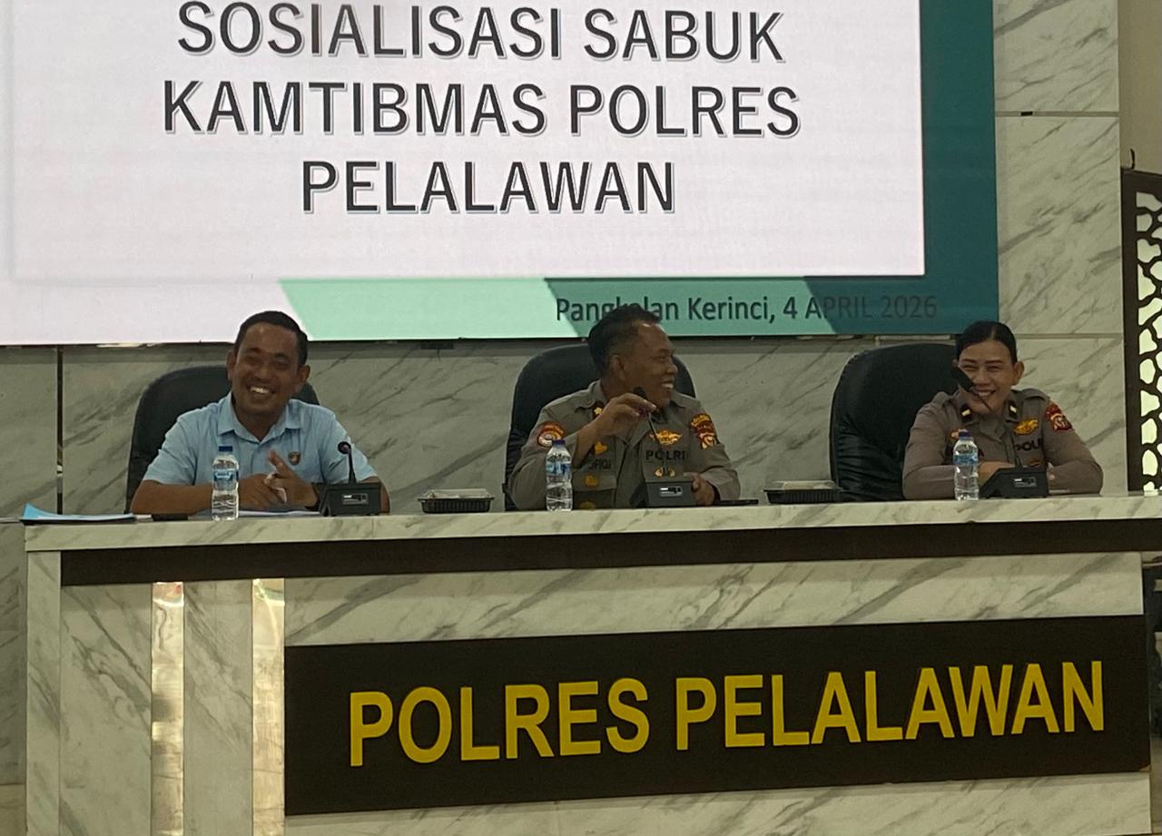 Polres Pelalawan Gaungkan Sabuk Kamtibmas, Perkuat Sinergi Jaga Keamanan dan Antisipasi Karhutla