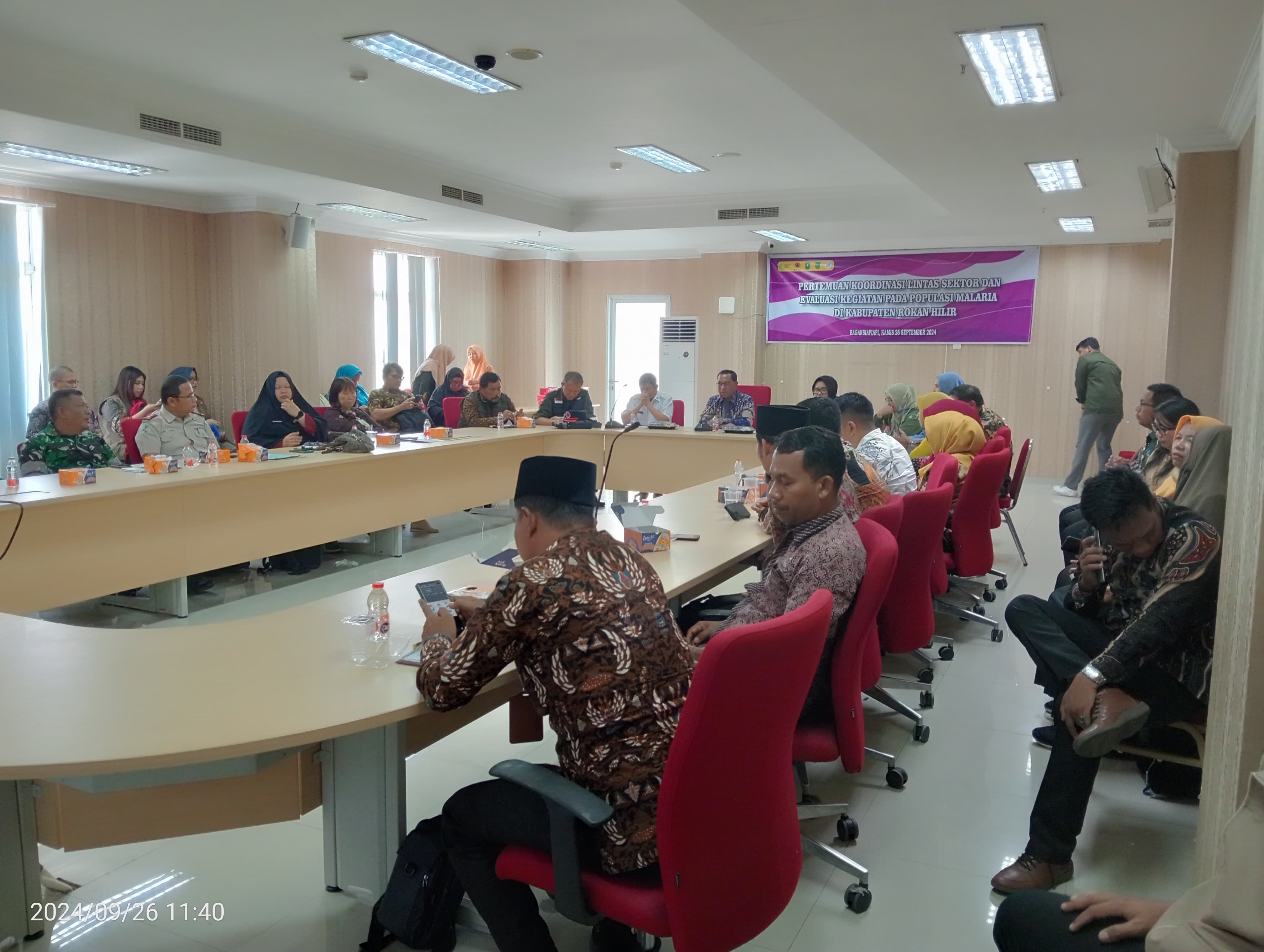 Sekda Rohil Pimpin Rakor Lintas Sektoral