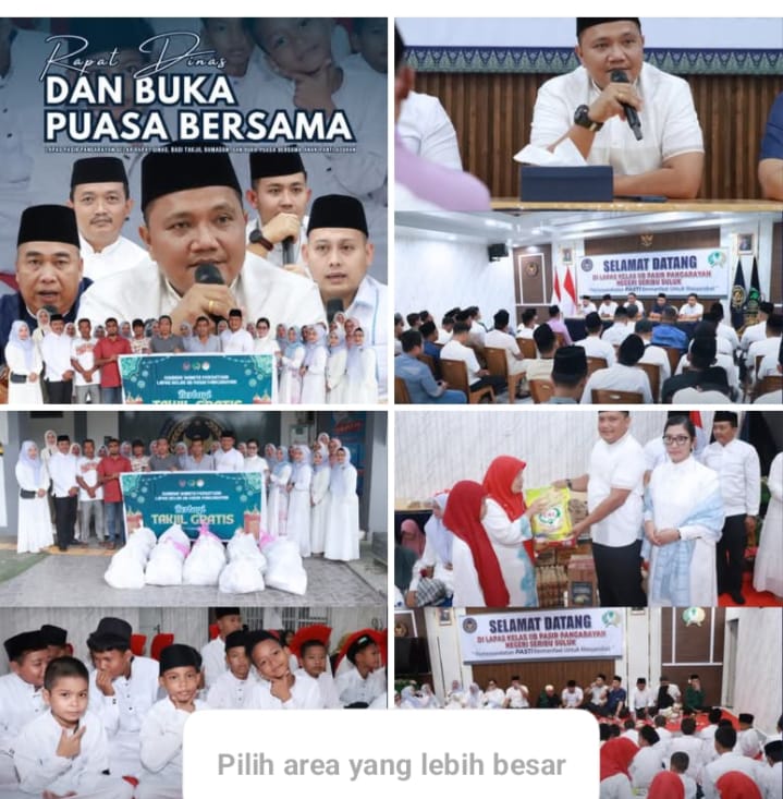 Lapas Pasir Pangarayan Gelar Rapat Dinas, Bagi Takjil Ramadan, dan Buka Puasa Bersama Anak Panti Asuhan