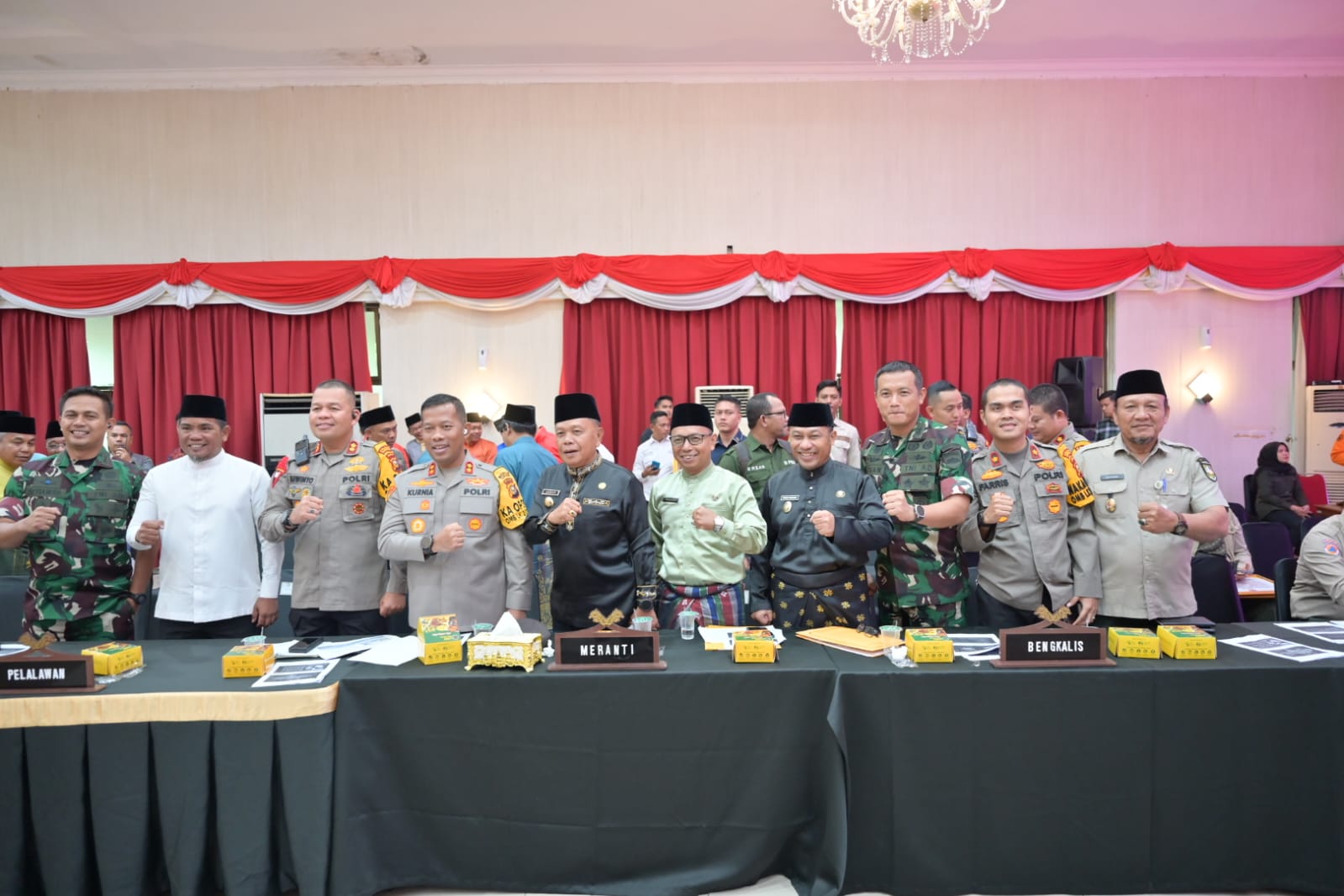 Bupati Bengkalis Rapat Bersama BNPB Republik Indonesia