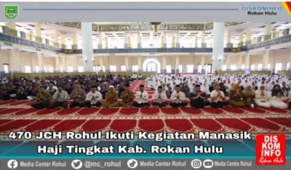 Keberangkatan 470  CJH Rohul Dibagi Dua Kloter