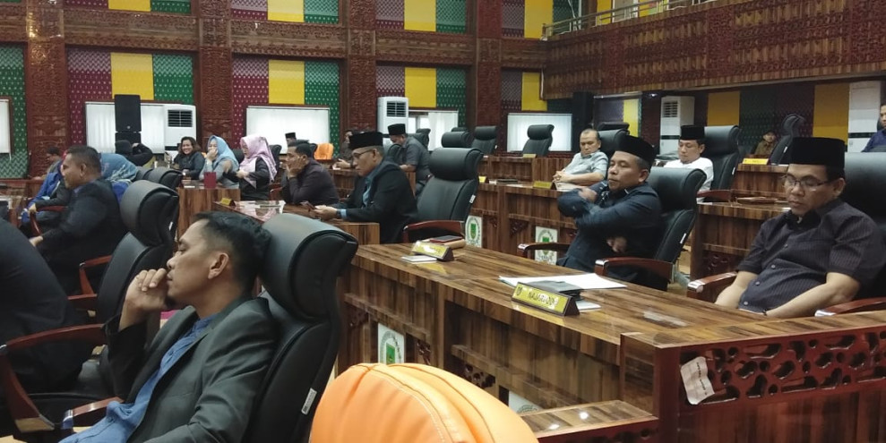 Pimpinan DPRD Rohil Gelar Rapat Konsultasi Bersama Ketua Pansus